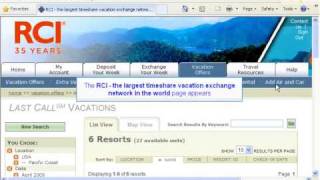 New Last Call  Extra Vacations Tutorial Help RCI members Timeshare Owners [upl. by Vickey]