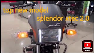 top new model splendor xtec 20 [upl. by Yla]