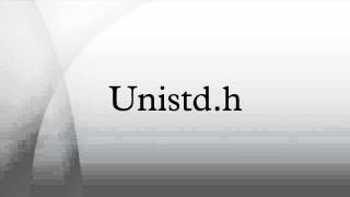 Unistdh [upl. by Asaph]