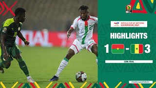 Burkina Faso 🆚 Senegal Highlights  TotalEnergiesAFCON2021 Semi Final [upl. by Brote133]