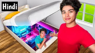 I Built a SECRET Room Youd Never Find  Stokes Twins Hindi  Stokes Twins Video In Hindi [upl. by Yesima]