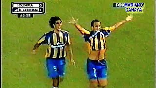 Olimpia 0 Rosario Central 2  Copa Libertadores 2004 [upl. by Nai]