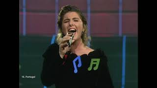 Portugal 🇵🇹  Eurovision 1990  Nucha  Ha sempre alguem [upl. by Asilad698]