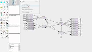 From Measurement Model to Structural Model in AMOS [upl. by Suoicerpal]