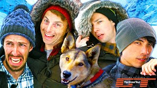 The Try Guys Race Dog Sleds • Dirty Tour Part 3 [upl. by Madra621]