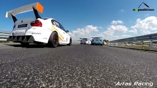 Lexus IS F PBSArtas Racing in 1000 km race in Palanga 3 viewing angles [upl. by Hayward]