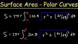 Surface Area of Revolution of Polar Curves [upl. by Llenrac274]