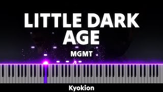 MGMT  Little Dark Age Piano Cover  Tutorial [upl. by Piderit]