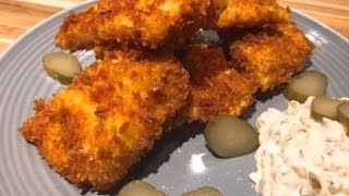 Zelf crispy vissticks maken [upl. by Sivrat]