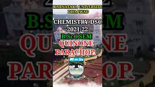 Quinone Parachor dharwad kud chemtree bsc karnatakauniversity quinone parachor DSCchemistry [upl. by Barr]