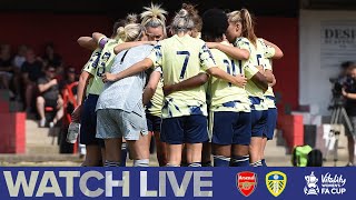 LIVE FOOTBALL ARSENAL WOMEN v LEEDS UNITED WOMEN  VITALITY WOMENS FA CUP FOURTH ROUND [upl. by Eira]