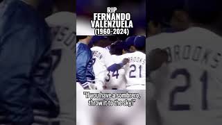 Fernando Valenzuela RIP [upl. by Giverin]