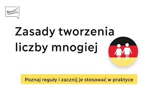 Zasady tworzenia liczby mnogiej w języku niemieckim [upl. by Mond]