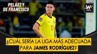 ¿Cuál sería la liga más adecuada para James Rodríguez  Peláez y De Francisco en La W [upl. by Ennyroc182]