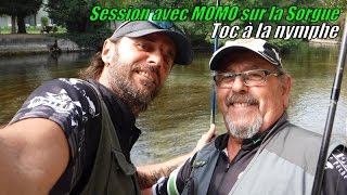 Toc à la nymphe avec Momo sur la Sorgue Team MICH PÊCHE [upl. by De145]