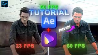 How to increase the FPS of your Edits  After Effects and Uniconverter Tutorial [upl. by Trixie749]