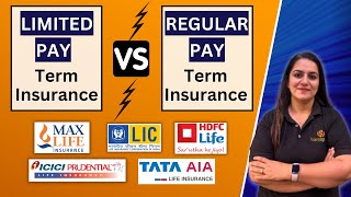 LIMITED Pay VS REGULAR Pay Term Insurance  Life Insurance Premiums COMPARISON  Gurleen Kaur Tikku [upl. by Ainniz]