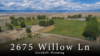 2675 Willow Ln Horse Property for Sale Greybull WY [upl. by Ymorej]