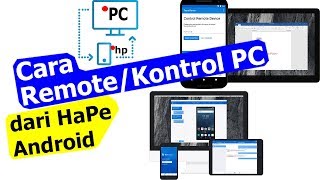 Cara remote PC dengan Android menggunakan Teamviewer [upl. by Ailbert]