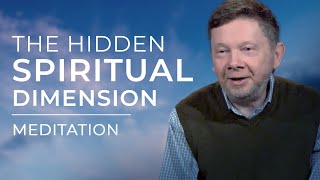 Access the Spiritual Dimension within You  A Meditation with Eckhart Tolle on Stillness [upl. by Oznofla]