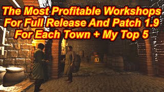 Bannerlord Most Profitable Workshops for Each Town  My Top 5 V 110  Flesson19 [upl. by Animrelliug459]