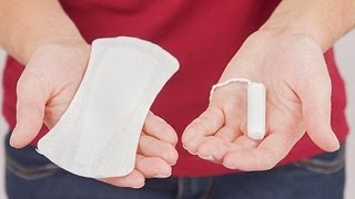 Pads vs Tampons Absorbency Test [upl. by Marget]