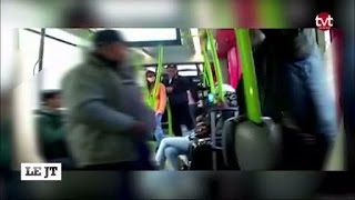 Insultes racistes et bagarre dans le tramway [upl. by Cliff138]