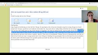 Video 182 Norskprøven A2B1 Brev til en venn [upl. by Hplodur]