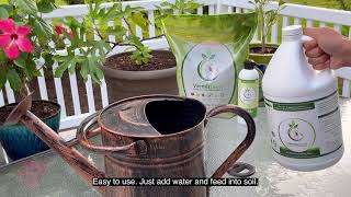 VermisTerra Worm Tea  Easy to Use All Natural Promotes Vigorous Growth [upl. by Tteve]