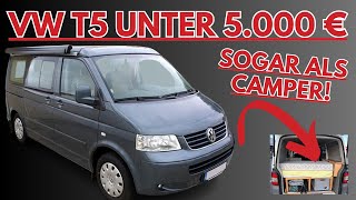 💥 UNGLAUBLICH T5 Camper für unter 5000 € Wir checken Kleinanzeigen 💥 [upl. by Landis]