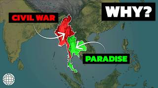 Why Thailand is THRIVING And Myanmar Is DYING [upl. by Lilith]