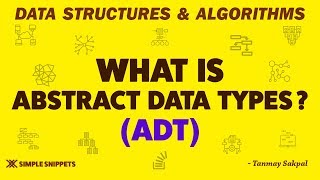 What is Abstract Data TypesADT in Data Structures   with Example [upl. by Ulrich]