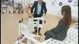 Karma Health Care TC10 Demonstration Transfer Chair Patient Lifter and Transfer wheelchair [upl. by Cannice]