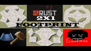 3 FOOTPRINTS FOR 2X1PVPSHELL RUST BASE [upl. by Ariaec]