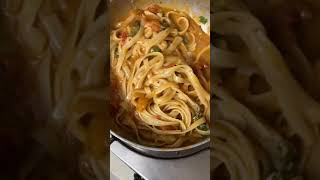 Tomato amp Basil Pasta authenticitalian shorts yummyfood [upl. by Glenine]