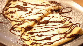 Leckere Crepes mit Nutella [upl. by Yrad]