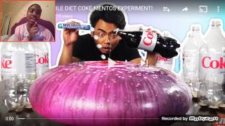 Reacting to guava juice wubble bubble diet coke and mentos [upl. by Emelina]