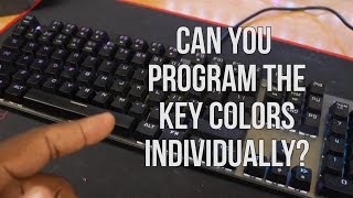 Gasky KBMMK01 Aukey KMG3 Mechanical Keyboard Individual Key RGB Programming [upl. by Ecinnaj]