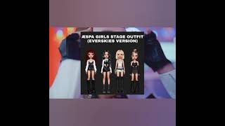 🍒 outfits creados en everskies version kpop ✨ [upl. by Hubsher]