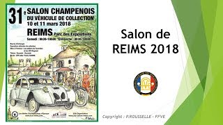 31° salon champenois du véhicule de collection  Reims 2018 [upl. by Mallen938]