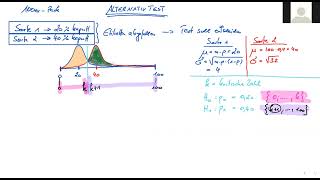 MATHEABI STOCHASTIK DER ALTERNATIVTEST EINFÜHRUNG [upl. by Bergman94]