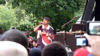 Rakim  Eric B Is President 720p HD Live in Central Park in NYC 8212011 [upl. by Atsirtal]