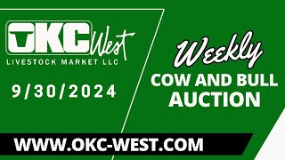 9302024  Cow amp Bull Auction  OKC West [upl. by Atsirak94]