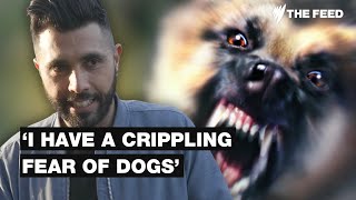 An extreme fear of dogs Living with Cynophobia  SBS The Feed [upl. by Marasco]