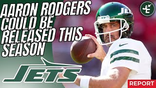 REPORT Aaron Rodgers Could Be RELEASED Or Put On IR This Season  NY Jets Rumors [upl. by Berkley]