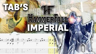 Imperial  Hammerfall  Oscar Dronjak  Chapter V Unbent Unbowed Unbroken  TABs amp Sheetmusic [upl. by Nagyam]