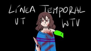 Línea temporal Undertale Wtv Animation Lyrics [upl. by Huntley]