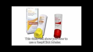 How to use the RespiClick Inhaler [upl. by Nitsew]