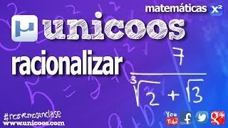 Operaciones con Radicales 06  Racionalizar SECUNDARIA 3ºESO matematicas [upl. by Ahsikel305]