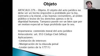 Actos jurídicos en el Código Civil y Comercial  Elementos [upl. by Sualakcin]